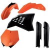 KIT PLÁSTICOS COMPLETO ACERBIS KTM SX / SX-F 2007-2010 COR ORIGINAL